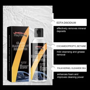 Organic Liquid Glass and Windshield Cleaner for Oil Removal