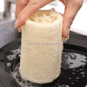 Organic Loofah Dishwashing Sponge for Kitchen Dish Cleaning