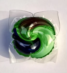 Organic Non-Toxic Laundry Pods with Natural Liquid Gel and Fresh Scent
