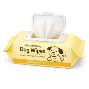 Organic Wet Cleansing Wipes for Dogs and Cats Paw Ear Eye Tooth Grooming for Pets