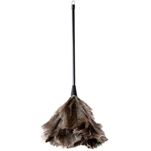 Ostrich Feather Duster Anti-Static Thickened Lint-Free Cleaner for Household and Car Use