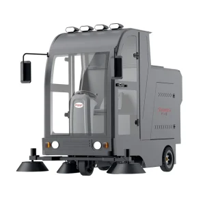 Outdoor Battery-Powered Automatic Electric Floor Sweeper for Industrial Factory Grounds