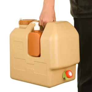 Outdoor Camping and Self Driving Tours 20L Bucket Portable Large Caliber Water Canister for Camping