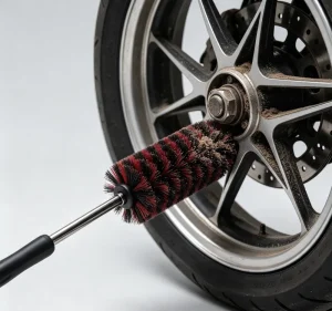 Oversized Car Wheel Cleaning Brush Anti Rust Handheld Scrubber for Automobile Bicycle Motorcycle Rim Washing Care