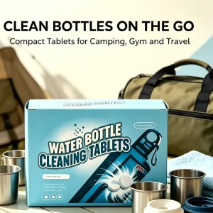 Oxygen Based Bottle Cleaner Powerful Bubbling Action Water Bottle Cleaning Tablets