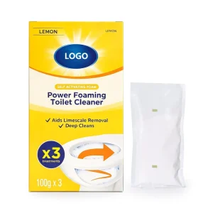 Oxygen Foaming Toilet Cleaner Powder Self-Activating Bubble Limescale Remover