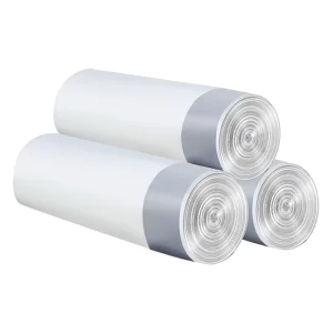 PE Disposable Garbage Bag with Gravure Printing Heat Sealing Extra Thick & Tear Resistant for Industrial Waste Bins