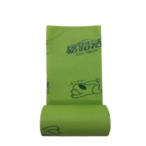 PE HDPE Plastic Draw Tape Garbage Bag for String Household 100% Biodegradable Pet Dog Cat Poop Waste Trash Garbage Bags