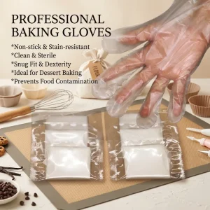 PE Household Gloves Disposable Gloves Thin Household Gloves Plastic Gloves for Household Kitchen Cleaning