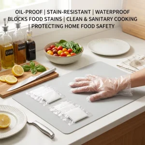PE Household Gloves Disposable Plastic Food Gloves Waterproof for Kitchen Cleaning & Food Prep