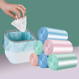 PE-Lined Mini Desktop Roll Garbage Bags for Household Use
