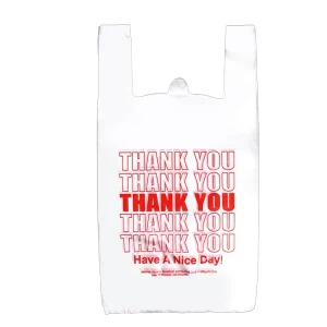 PE Material Vest Type Handle Barrier Vest Bag Compostable Garbage Trash Bags for Household Use Eco Friendly Waste Management