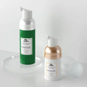 PETG Shaped Foam Pump Bottle 30ml/60ml Hand Sanitizer Cream Refillable Skin Care Packaging Shampoo Custom Logo Screen Printed