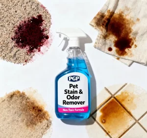PGP PVC Stain Remover for Birds & Dogs Deep Cleaning Fruit Scent & Unscented Options