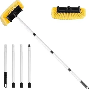 PP Carpet Garden Wash Mop Detachable Brush with Soft Bristles Non-Damaging for Carpet Cleaning