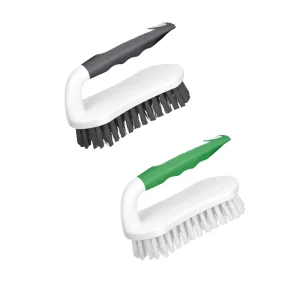 PP Cleaning Brushes with Stiff Bristles for Bathroom, Shower, Dish, and Household Cleaning
