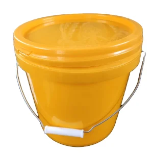 PP Material 20L Round Storage Barrels with Plastic Lid and Handle Durable 5 Gallon Liter Plastic Paint Pail for Industry
