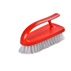 PP Scrub Brush with Comfort Grip and Stiff Bristles for Bathroom, Shower, Sink, Carpet, and Floor Cleaning