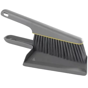PP Small Broom and Dustpan Set Hand Mini Dust Pan with Plastic Handle 1 Pcs