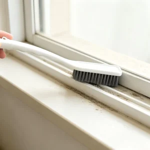 PP Stiff Bristle Garment and Shoe Cleaning Brush Ergonomic Plastic Handle