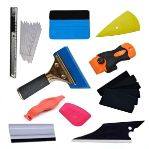 PPF Installation Tool Kit Window Tint Tools Vinyl Wrap Application Squeegee Set Anti Scratch Rubber ABS Car Wrap Tools