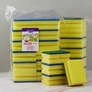 PU Dishwashing Sponges with Scouring Pad for Household Cleaning in Bulk