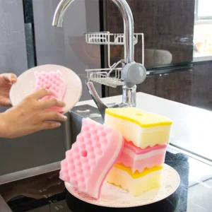 PU Non-Scratch Kitchen Dishwashing Scrub Sponges Scouring Pads