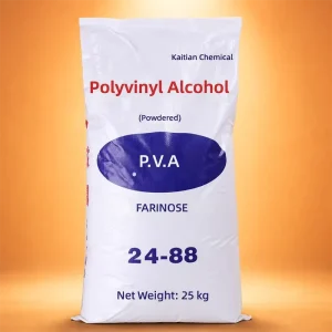 PVA Polyvinyl Alcohol White Powder 99 Low Viscosity Industrial Grade for Purity Adhesive Emulsifier Dispersant