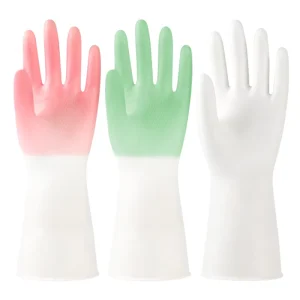 PVC Household Dishwashing Gloves Waterproof Non-Slip