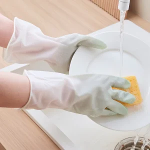 PVC Kitchen Cleaning Gloves, Waterproof and Durable, for Dishwashing and Housework