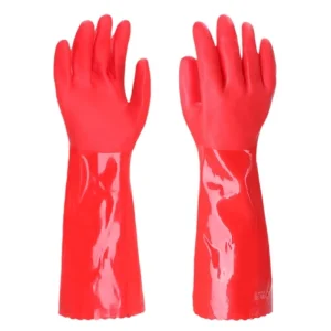 PVC Multipurpose Protective Gloves Waterproof for Dishwashing Laundry Bathroom and Kitchen Cleaning