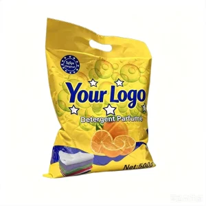 Packaging Bag for Laundry Soap Powder Custom Artwork Print Laundry Washing Powder Plastic Pouch Detergent Powder Packaging Bag