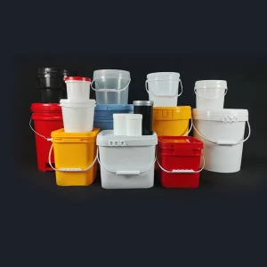 Pails Water Large Round Drums Lid Customized Square Large Capacity Plastic Bucket PP OEM