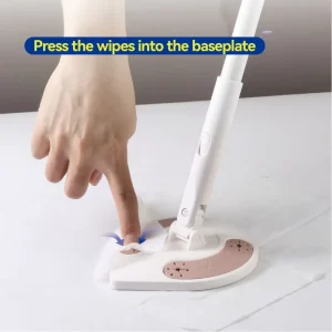 Peach Shaped Electrostatic Dust Mop Disposable Wet Wipes EVA Home Hair Cleaning Mop