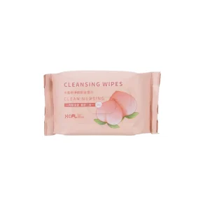 Peach Soft Makeup Remover Cleansing Wet Tissue for Sensitive Skin
