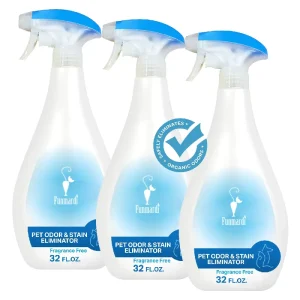 Pet Urine Stain Remover and Deodorizing Spray with Antibacterial Formula