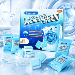 Pet Washing Machine Cleaner Tablets for Pet Hair and Stain Removal
