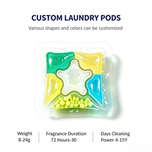 Phosphorus Free Mild Formula Baby Laundry Pods for Infant Garments