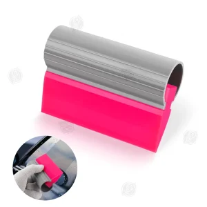Pink Turbo Squeegee 10cm 4″ Window Films PPF Vinyl Wrap Installation Soft Rubber Blade Tinting Tool