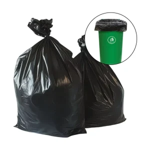 Plain & Practical Mesh PE Trash Garbage Bags with Gravure Printing Disposable Custom Layering for Extra for Household Use