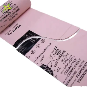 Plant-Based PLA 100% Compostable Biodegradable Kitchen Bin Liners with Wave Top