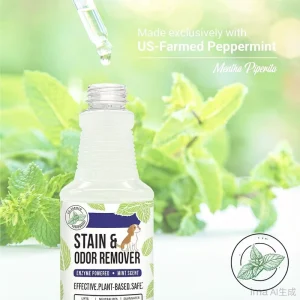 Plant-Based Pet Deodorizer and Stain Remover with PVC Material Without Bleach
