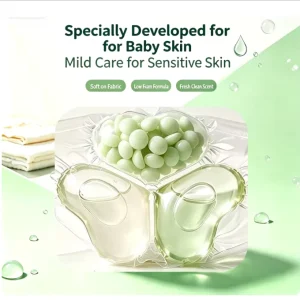 Plant Enzyme Gentle Baby Washing Pods No Residue Baby Detergent Beads