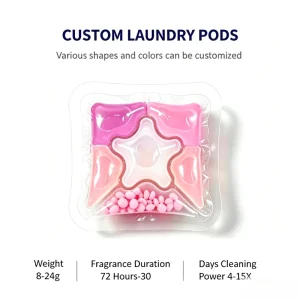 Plant Extracted Laundry Pods with Natural Fragrance