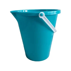 Plastic Beach Bucket with Strong Carry Handle 4.3L Durable Bucket Suitable for Sand Water Garden and Outdoor Activities