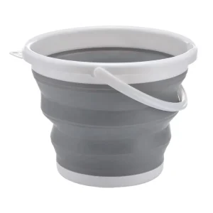 Plastic Bucket Fishing Beach Home Cleaning Collapsible Bucket Round Outdoor Waterproof Folding Bucket With Lids