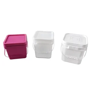 Plastic Buckets with Lids for Food Storage Square Round Plastic Bucket Plastic Bucket Manufacturers