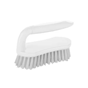 Plastic Cleaning Brush with Handle for Clothes, Shower, Bathroom Floor, and Household Scrubbing