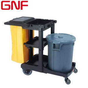 Plastic Cleaning Service Trolley Cart Hospital Hotel Housekeeping Office Janitorial Clean Trolley