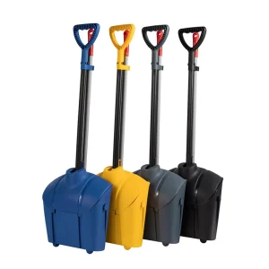 Plastic Dustbin with Bristle Vertical Broom for Floor Cleaning